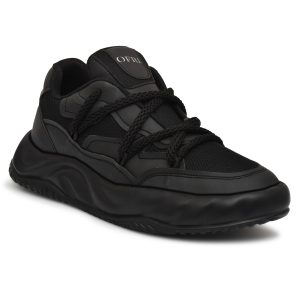 Ofri LaceFit Sport Sneakers - Black Onyx